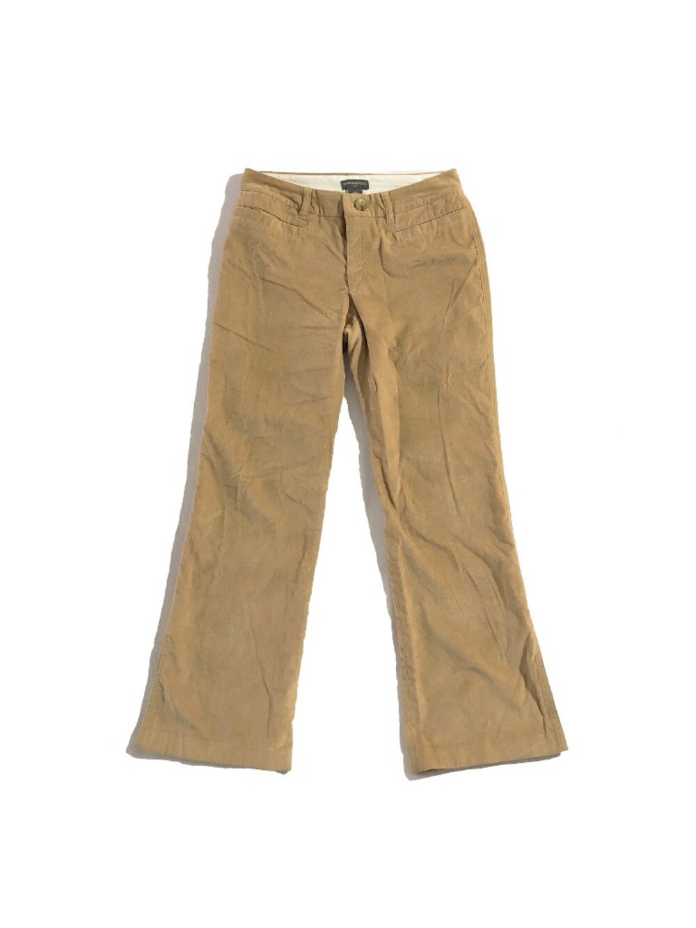 Banana Republic Pants Womens Size 6 Brown Corduroy Flared Low Rise Side Slide
